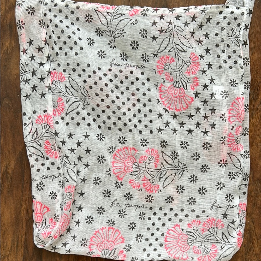 Free People Patchwork Pink and Gray Shoulder Bag - Picture 4 of 4